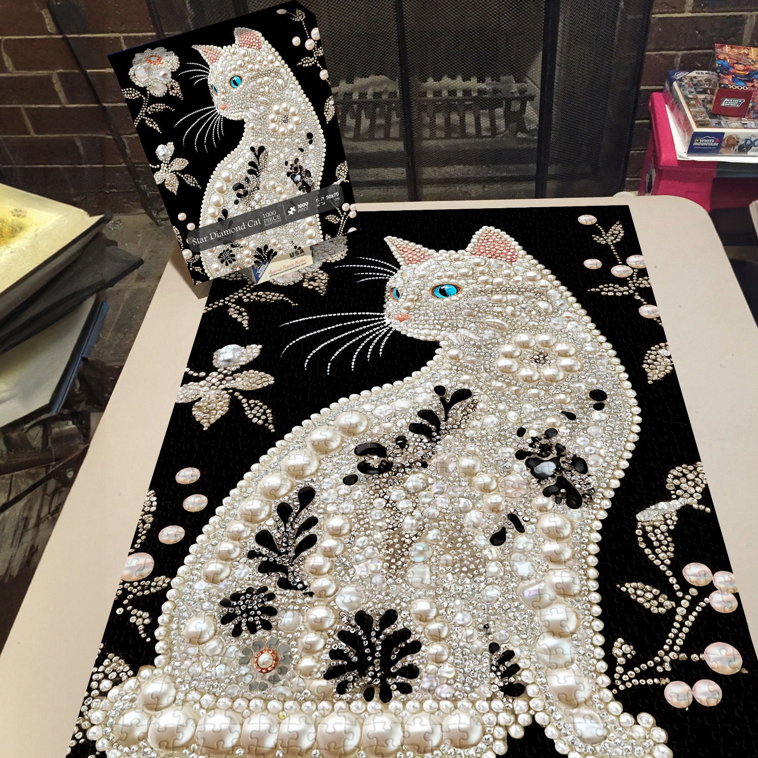 Star Diamond Cat Jigsaw Puzzle 1000 Pieces
