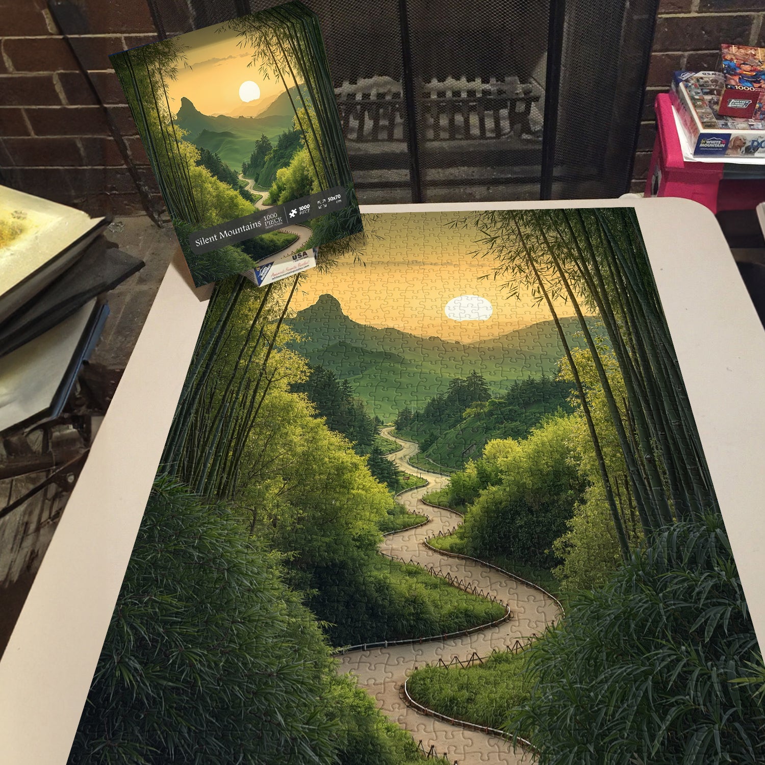 Puzzle Montagnes silencieuses 1000 pièces