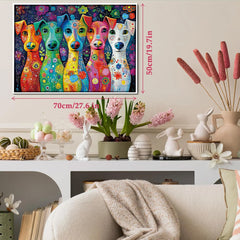 Cani colorati puzzle puzzle 1000 pezzi