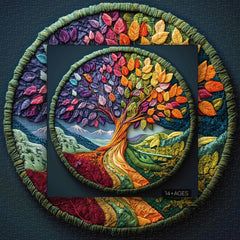 Quilted Life Tree Jigsaw Puzzle 1000 Pieces