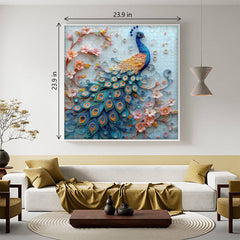 Peacock Feathered Art Jigsaw Puzzle 1000 Pieces