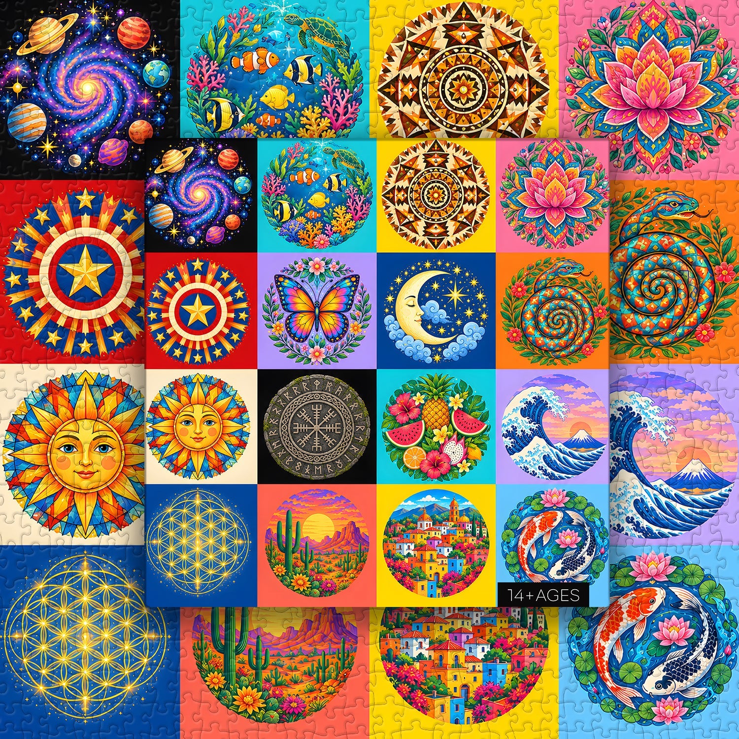 Circular Visions Puzzle 1000 Teile