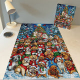 Christmas Canines Jigsaw Puzzle 1000 Pieces