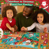 Santa's Adventure Advent Calendar Jigsaw Puzzle 1000 Pieces