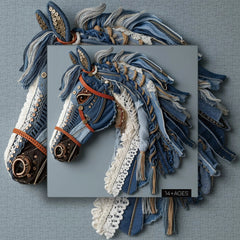 Rompecabezas de caballo vaquero de 1000 piezas