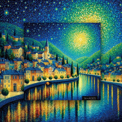Starry Village Puzzle 1000 pièces 1000 pièces
