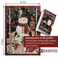 Joyful Snowy Jigsaw Puzzle 1000 Pieces