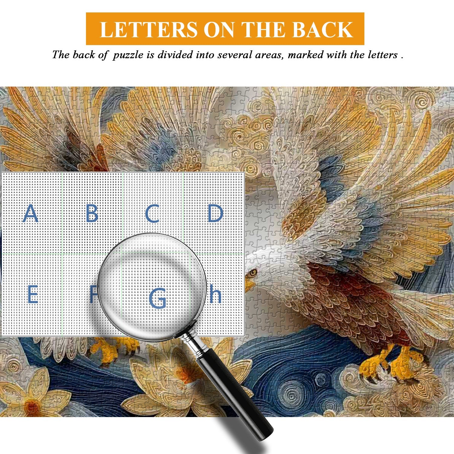 Quilled Twin Eagles Puzzle 1000 Teile