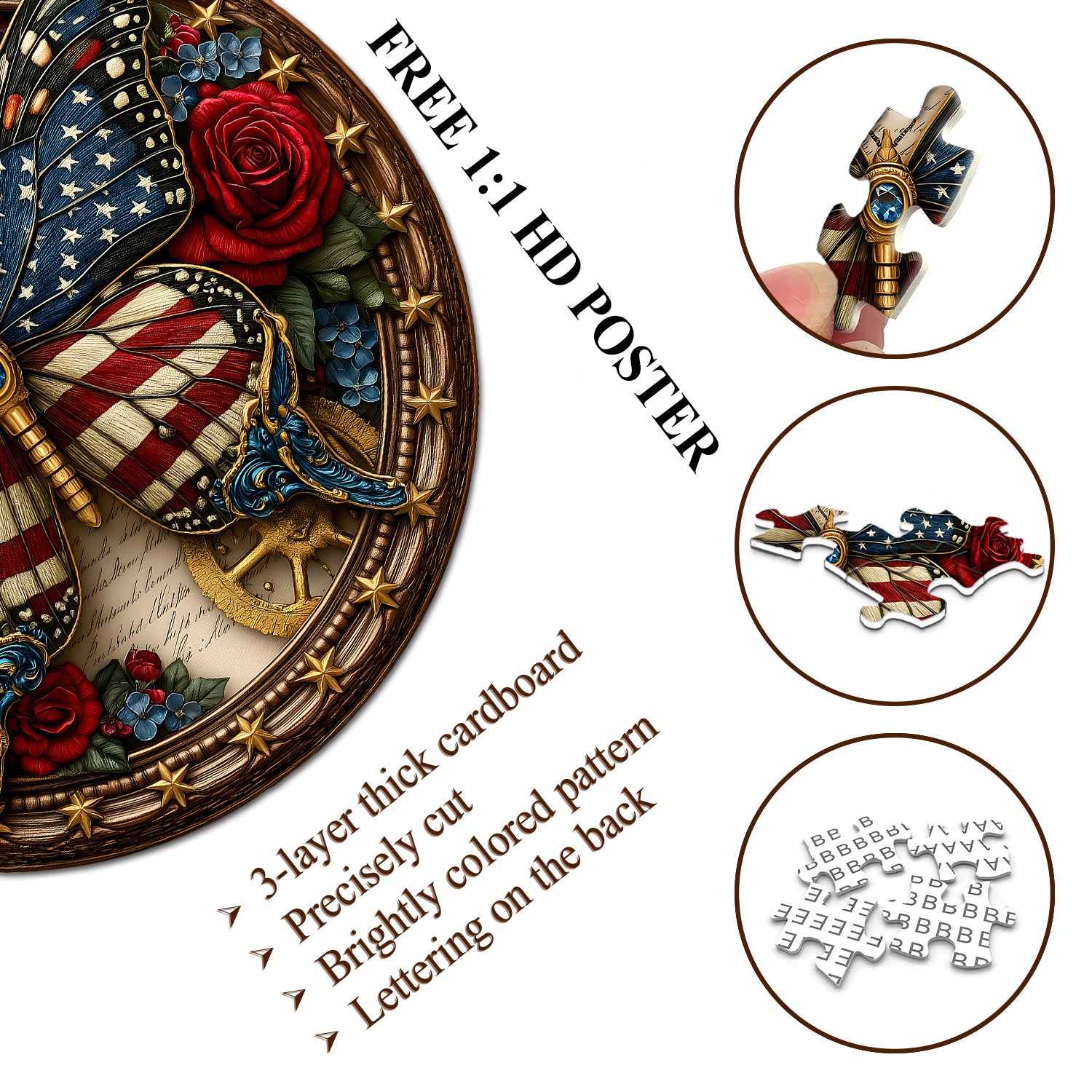 StarFlag Butterfly Jigsaw Puzzle 1000 Pieces