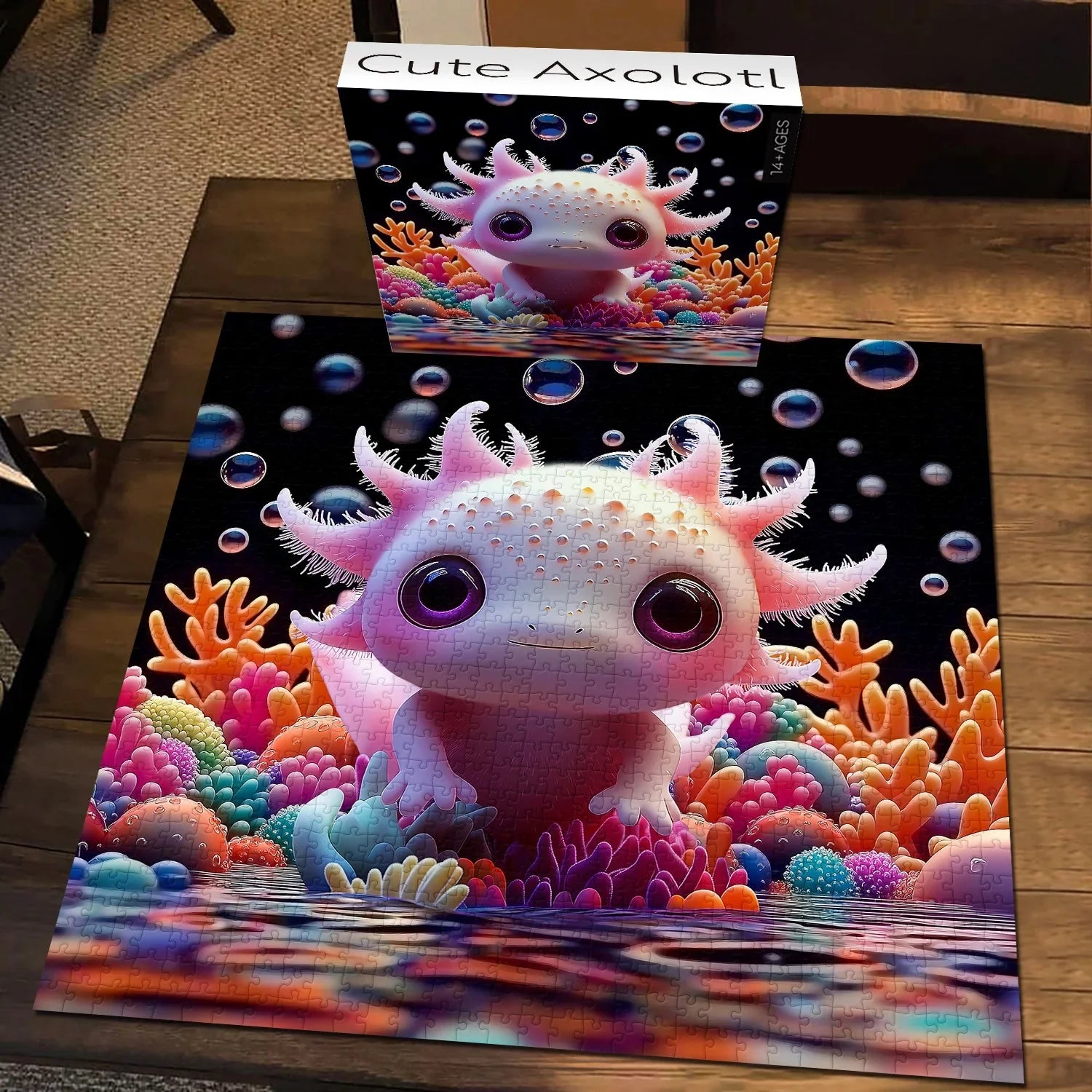 Cute Axolotl Jigsaw Puzzles 1000 Pieces