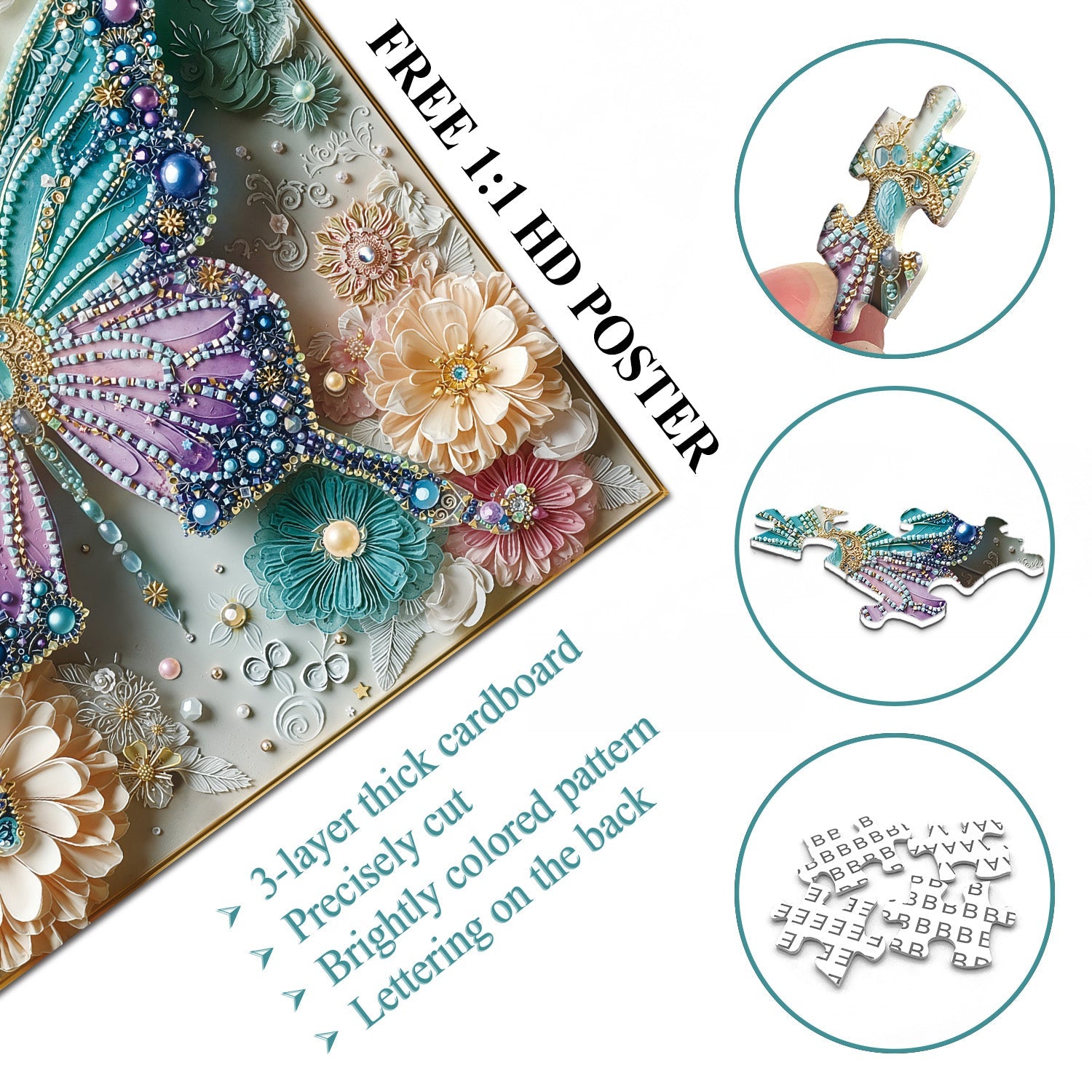 Opulent Wings Jigsaw Puzzle 1000 Pieces