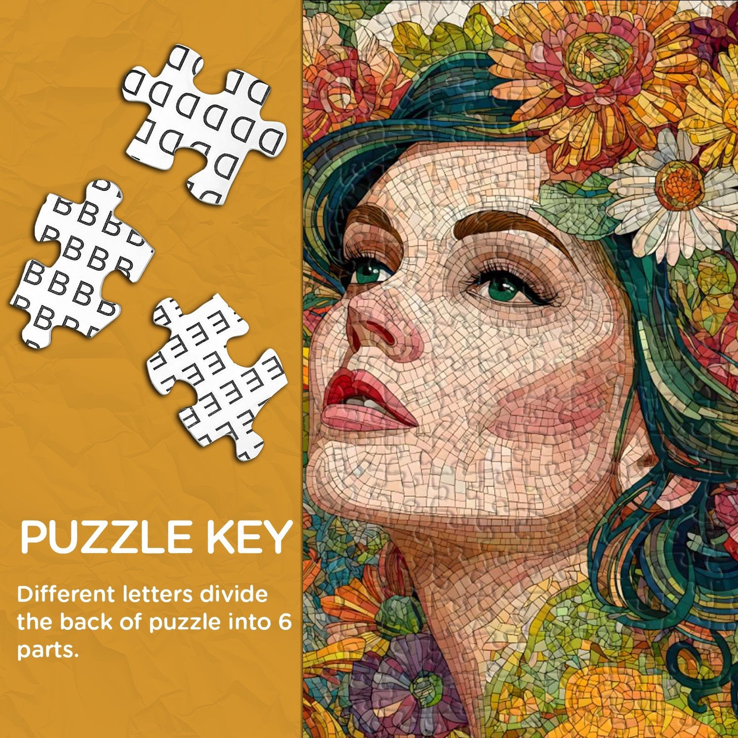 Mosaik Nymphe Puzzle 1000 Teile