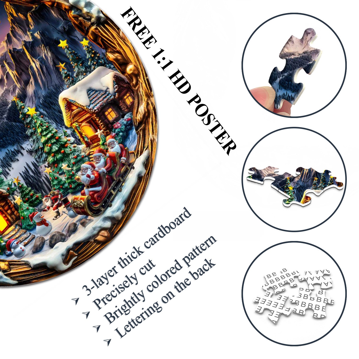 Christmas Valley Jigsaw Puzzle 1000 Pieces