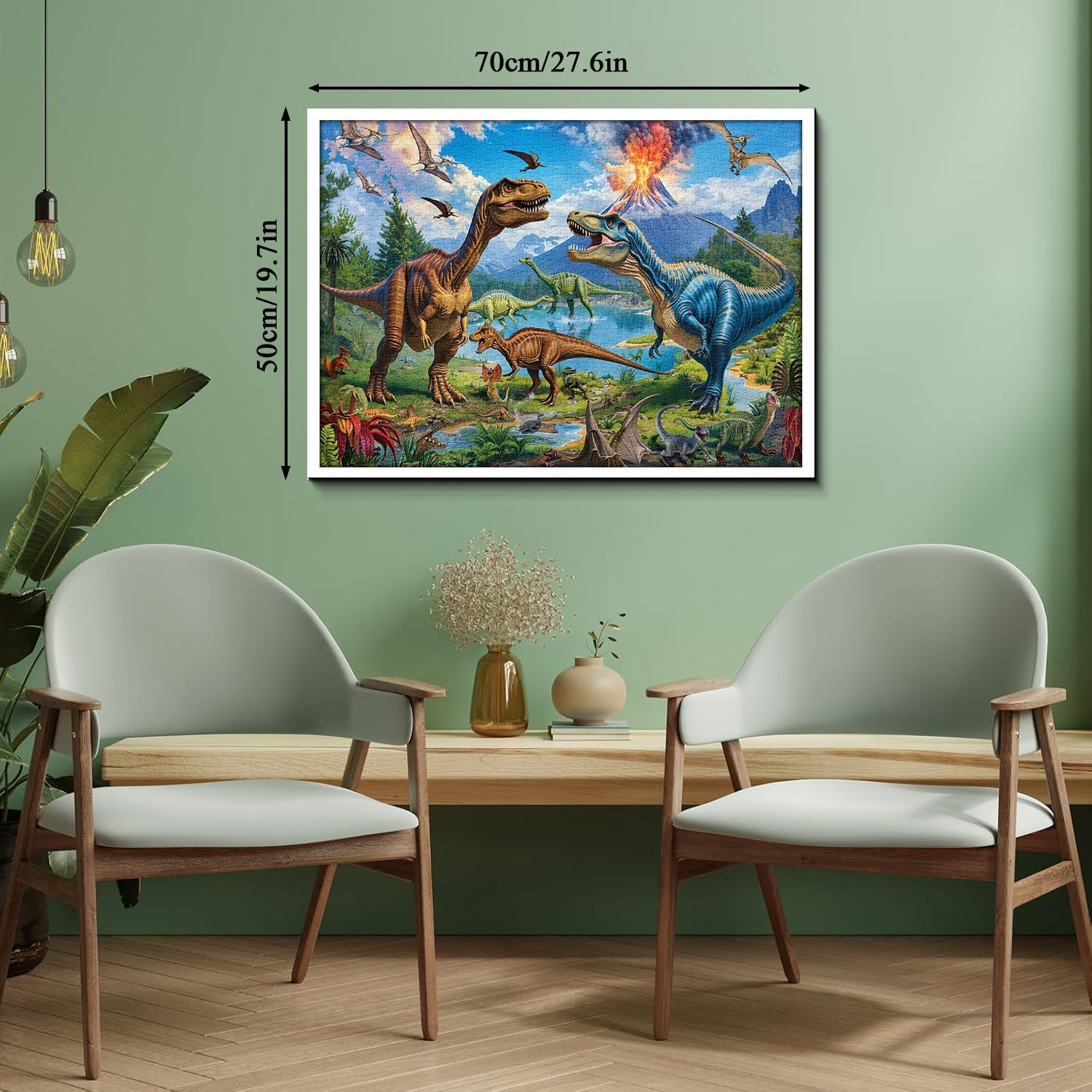 Roaring Volcano Jigsaw Puzzle 1000 Pieces