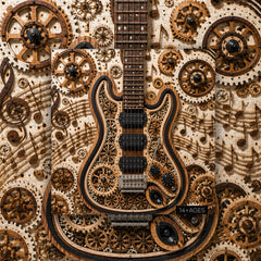 Puzzle per chitarra Steampunk da 1000 pezzi