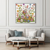 Bunny in Bloom Jigsaw Puzzle 1000 Pieces