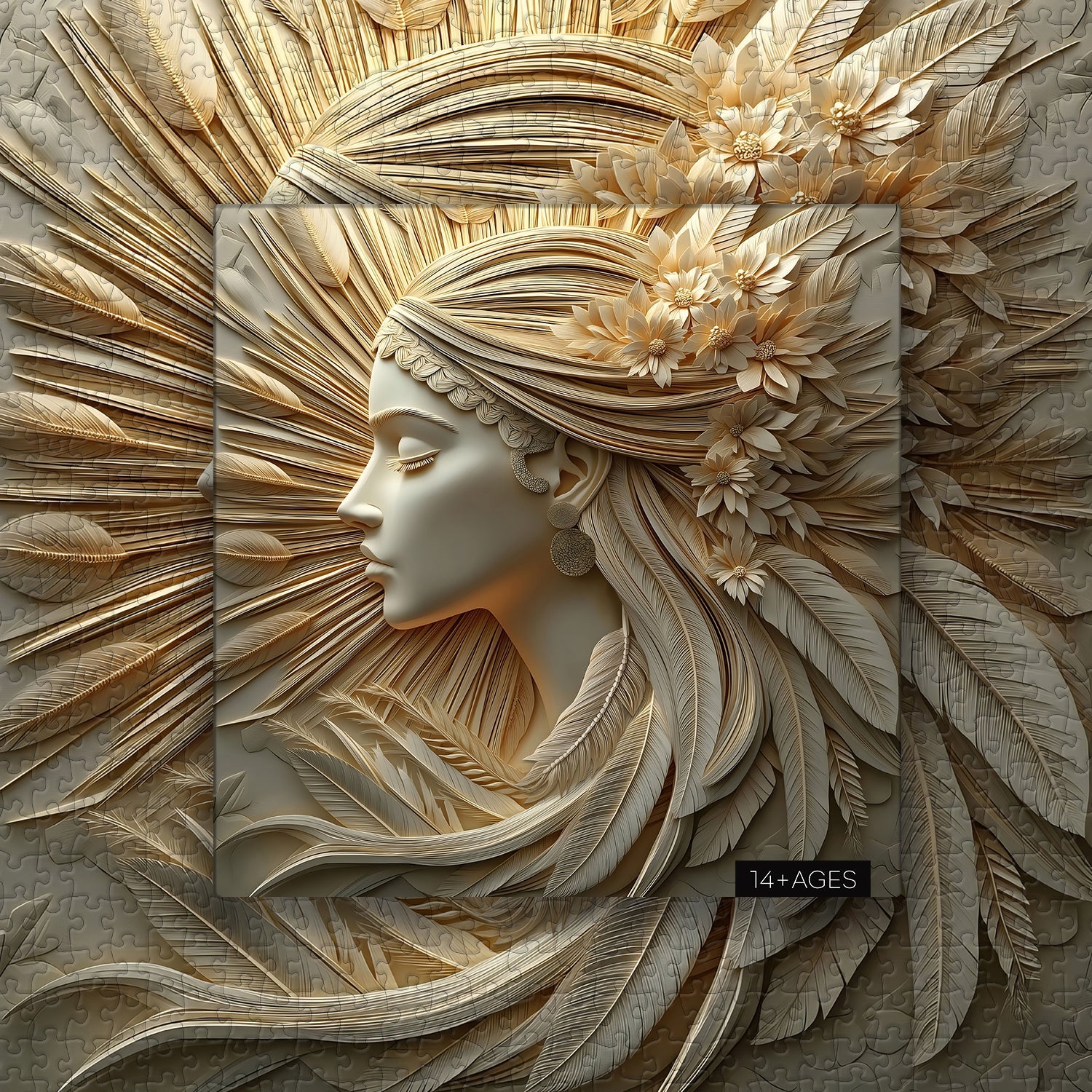 Goddess Sculpture Jigsaw Puzzle 1000 Pieces