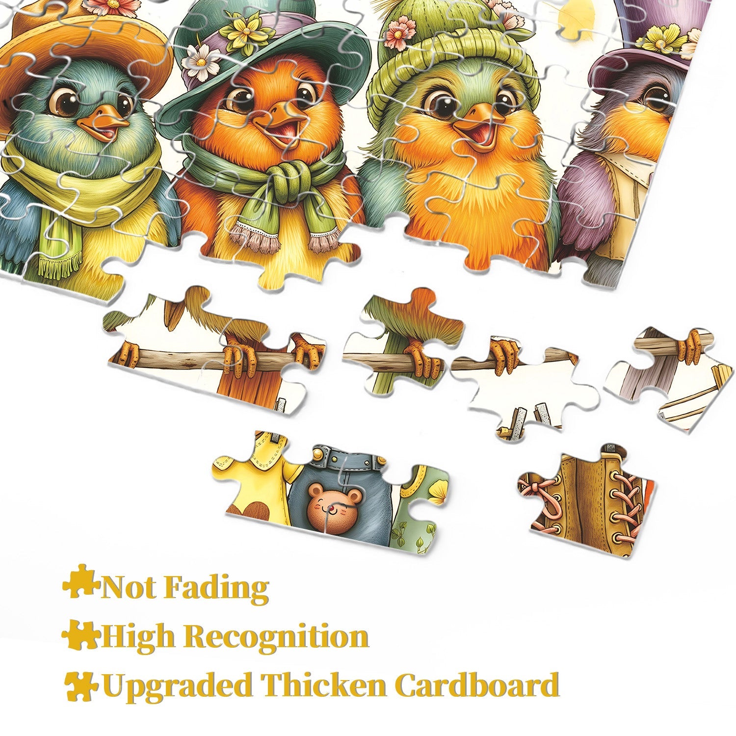 Bird Dress Up Day Jigsaw Puzzle 1000 Pieces