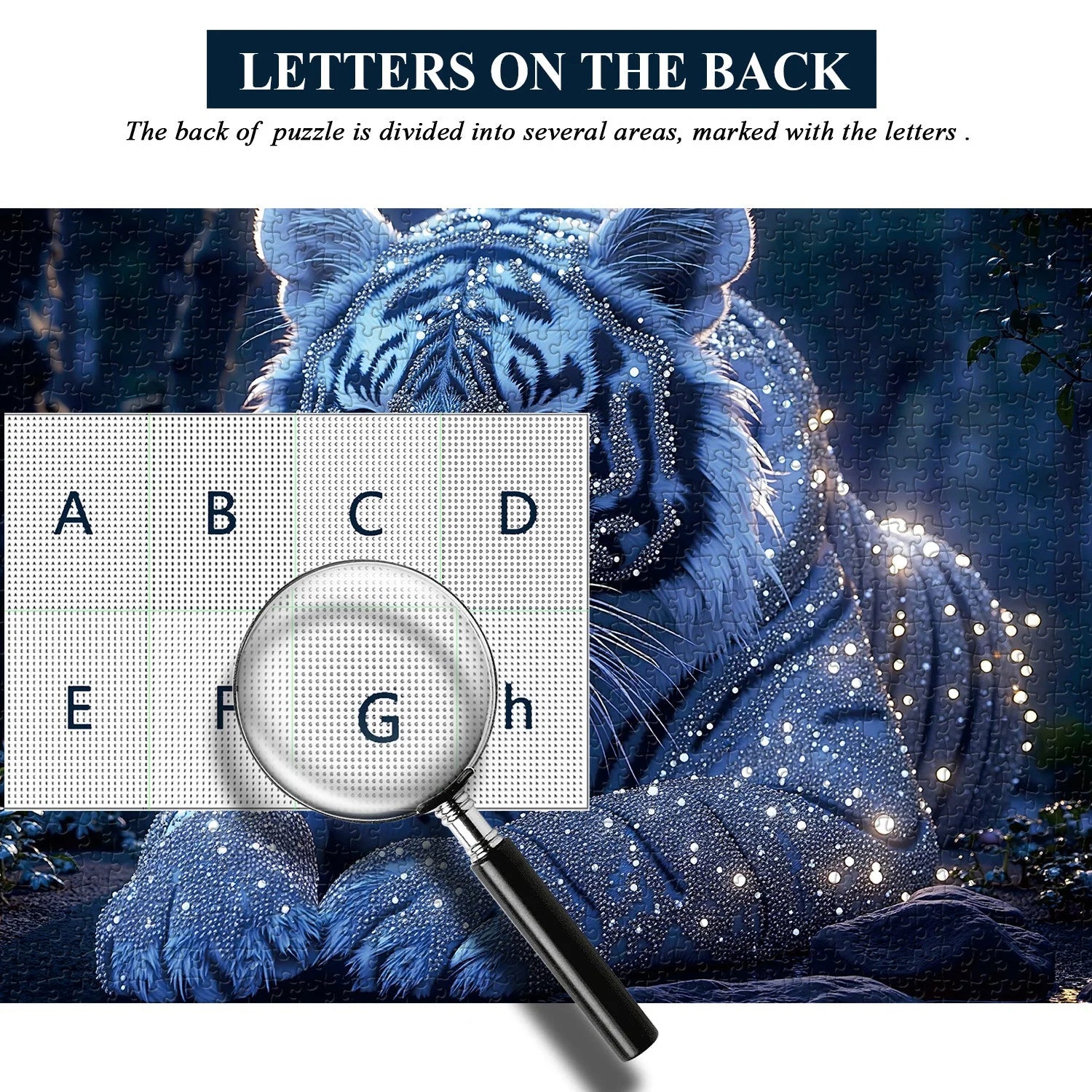 Starlit Tiger Puzzle 1000 Teile