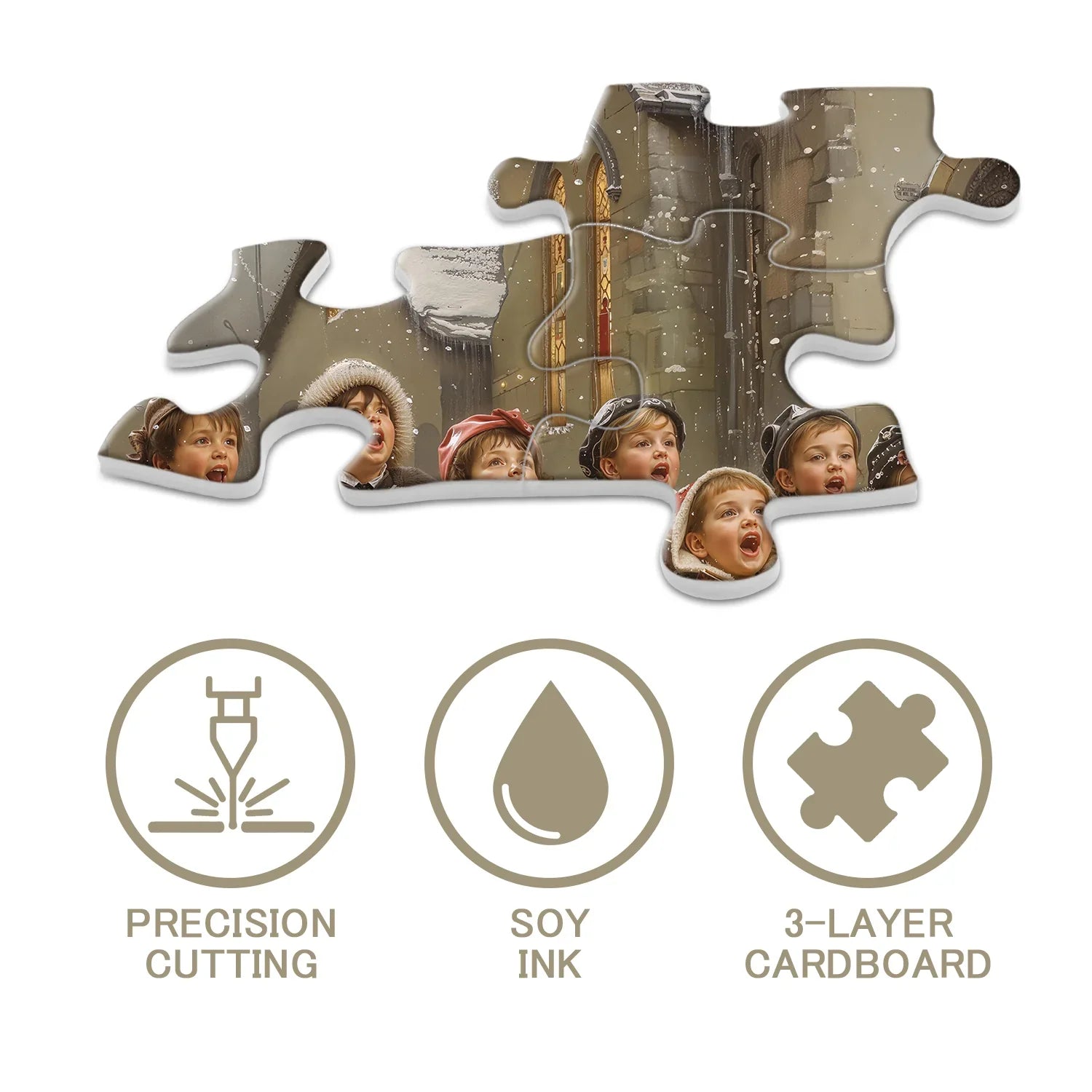Chorale d'hiver puzzle 1000 pièces