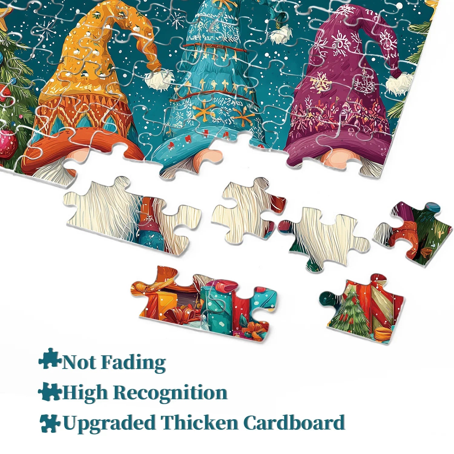 Jolly Snow Gnome Jigsaw Puzzle 1000 Pieces