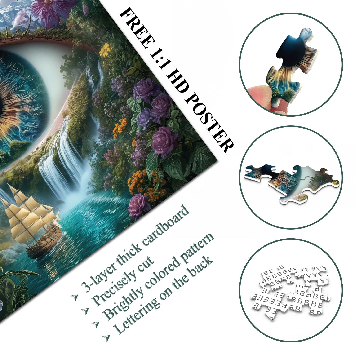 Puzzle Mirada de la Naturaleza 1000 Piezas