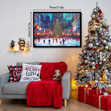 Christmas on Ice Pop Art Jigsaw Puzzle 1000 Pieces