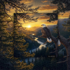 Eagle at Sunset Jigsaw Puzzle 1000 Pieces