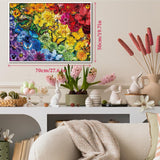 Rainbow Flower Butterfly Jigsaw Puzzles 1000 Pieces