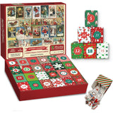 Christmas Postcard Advent Calendar Jigsaw Puzzle 1000 Pieces