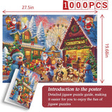 Happy Christmas Street Jigsaw Puzzles 1000 Pieces