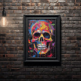 Colorful Skull Jigsaw Puzzle 1000 Pieces