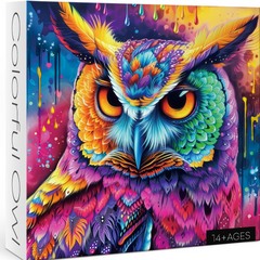 Bunte Eulen Puzzle 1000 Stücke