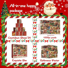 Magazine Magazine Avvent Calendar puzzle puzzle 1000 pezzi