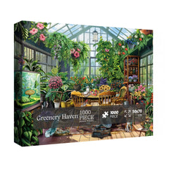 Grünes Haven -Puzzle 1000 Stücke