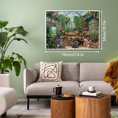 Grünes Haven -Puzzle 1000 Stücke