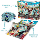 Pooch Pool Party Jigsaw Puzzles 1000 Pieces