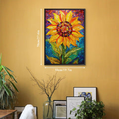 Rompecabezas de girasol de mosaico 1000 piezas