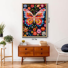 Blumenschmetterling Jigsaw Rätsel 1000 Stücke