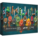 Spices on Spoon Jigsaw Puzzle 1000 Pieces