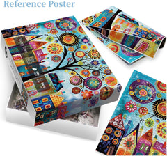 Puzzle città felice puzzle 1000 pezzi