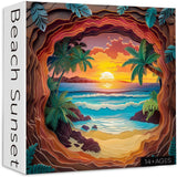 Beach Sunset Jigsaw Puzzle 1000 Pieces