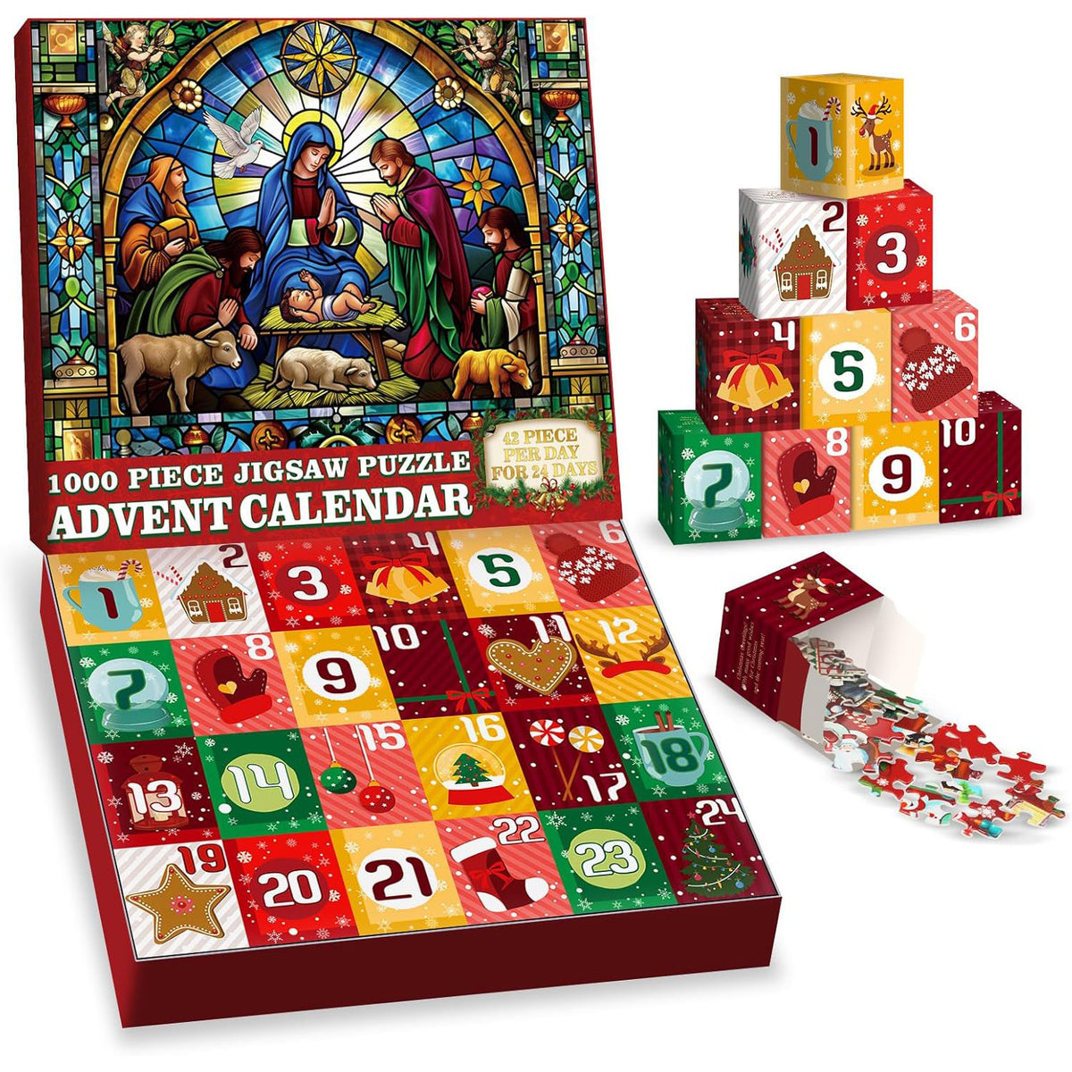 RADIANT NATIVITY AVVENT CALENDARIO PUBLE PIEZI 1000
