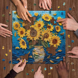 Sunflower Art Jigsaw Puzzle 1000 Pieces