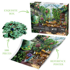 Grünes Haven -Puzzle 1000 Stücke