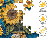 Sunflower Art Jigsaw Puzzle 1000 Pieces