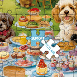 Picnic Puppies Jigsaw Puzzles 1000 Pieces