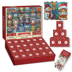 Christmas Treasures Advent Calendar Puzzle 1000 pièces