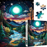 Starry Night Canyon Jigsaw Puzzle 1000 Pieces