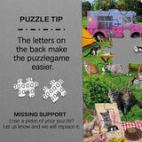 Funny Park Cat Jigsaw Puzzle 1000 Pieces